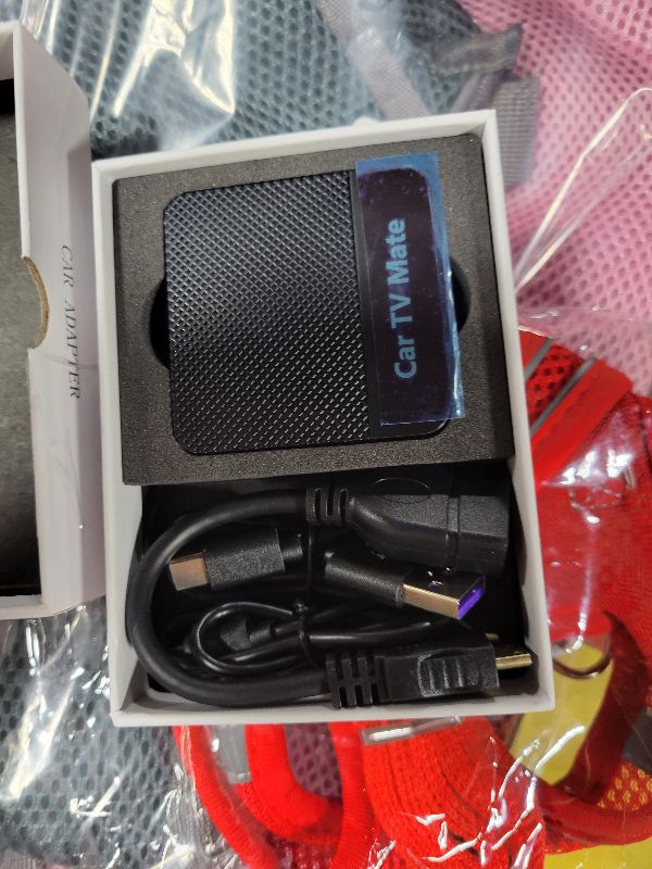 Photo 1 of 2 in 1 Car TV Mate Pro & Wireless CarPlay Adapter for Fire TV Stick Converter/Game Consoles/Set-Top Box/Screen Throwers, CarPlay HDMI Multimedia Adapter for Cars with Factory Wired Car Play from 2016