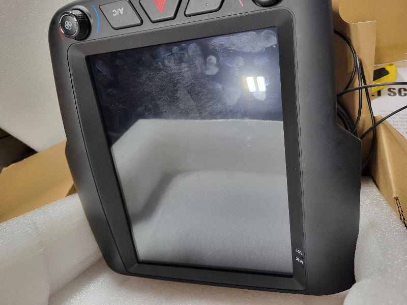 Photo 1 of [2+64] Vertical Car Radio for Dodge RAM 1500 2500 3500 2013-2018 (for Auto AC), Volxcereo 9.7 inch Android Touchscreen RAM Stereo with Carplay/Android Auto, GPS, WiFi, Bluetooth, SWC, FM/RDS