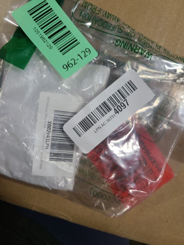 Photo 1 of 1PCS Power Wing Nut Driver Slot Wing Nut Drill Bit Socket Wrenches Tool 1/4 Inch Hex Shank for Panel Nuts Screws Eye Q-Hanger C Hook Bolt