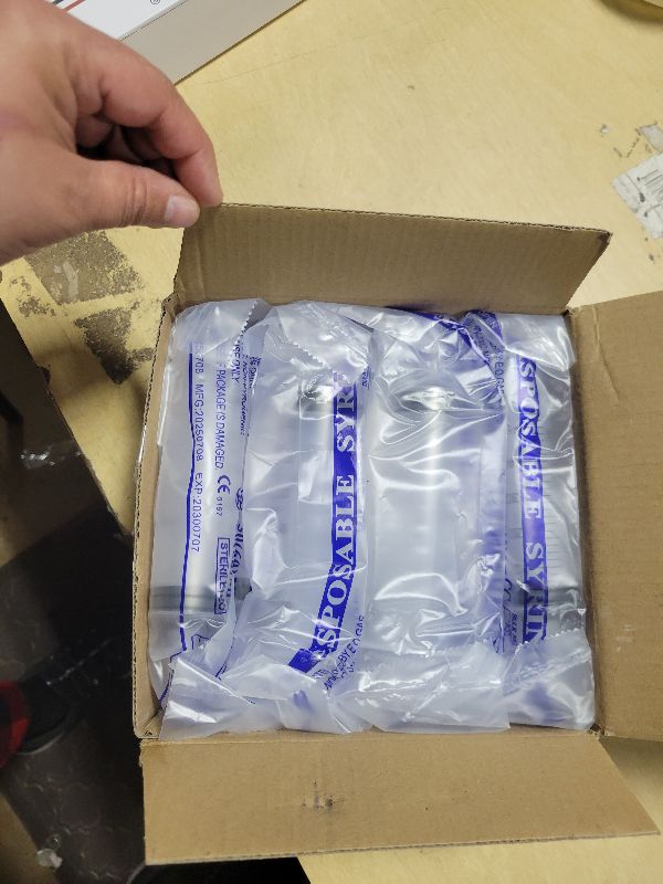 Photo 1 of 12Pack 60ml Syringe for Liquid - Large Plastic Syringes Without Needle for Food Thick Liquids and Irrigation Water, Lip Gloss Filling, Feeding Dogs Meds, Measuring ( 12 Pack 60 ml / cc )