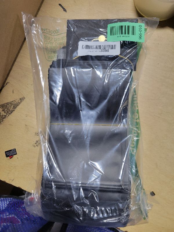 View 2 of 100 Pcs Black Kraft Paper Bags with Window, 4.7" x 7.9" Stand Up Pouches Bags, Food Storage Bags for Packaging Products, Reusable, Sealable