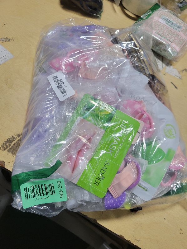 Photo 1 of 160 PCS Spa Party Supplies for Girls Women, Include Facial Mask, Hand Creams, Lip Balms, Eye Mask, Lip Mask, Foot Bath Bombs, Sleepover Party Favors Bulk Gifts for Girls Women