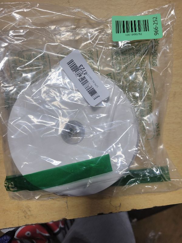 Photo 1 of 100 Yards 1 Inch White Satin Ribbon, Solid Craft Fabric Ribbon for Christmas Gift Wrapping, Bows Making, Flower Bouquet, Wedding Party Decoration