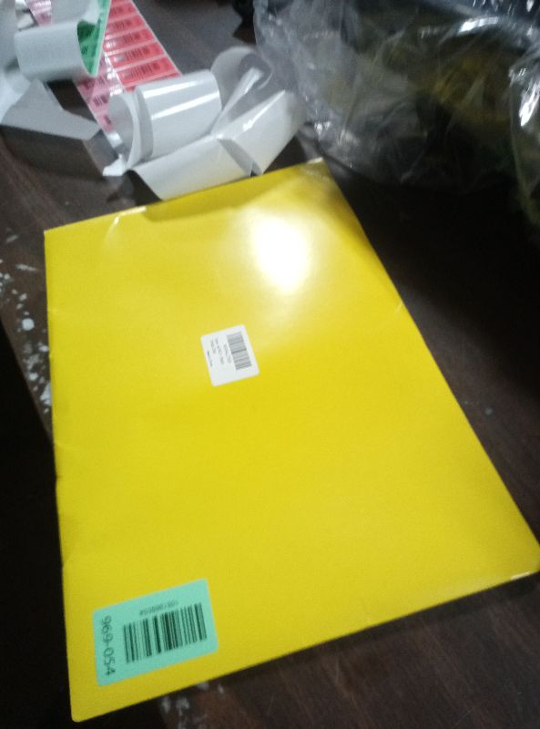 Photo 1 of 10-Pack A4 Colored PVC Flexible Plastic Sheets, 0.3mm Clear Transparent Film for Office Reports, Presentation Covers, Document Protection & DIY Crafts