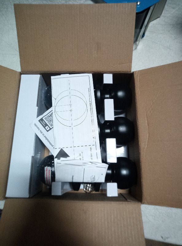 Photo 1 of [3 Pack] BESTTEN Keyed Entry Door Knob, Entrance Door Lock, Keyed Different, Standard Ball, Matte Black