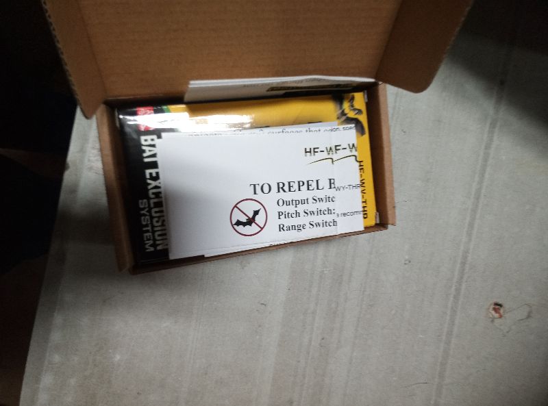 Photo 1 of 2026 Upgraded Bat Fortress Mini Repeller Ultrasonic Bat Deterrent Devices Battery Operated Can be Used Indoor&Outdoor, Friendly to Human & Pet (2Pack)