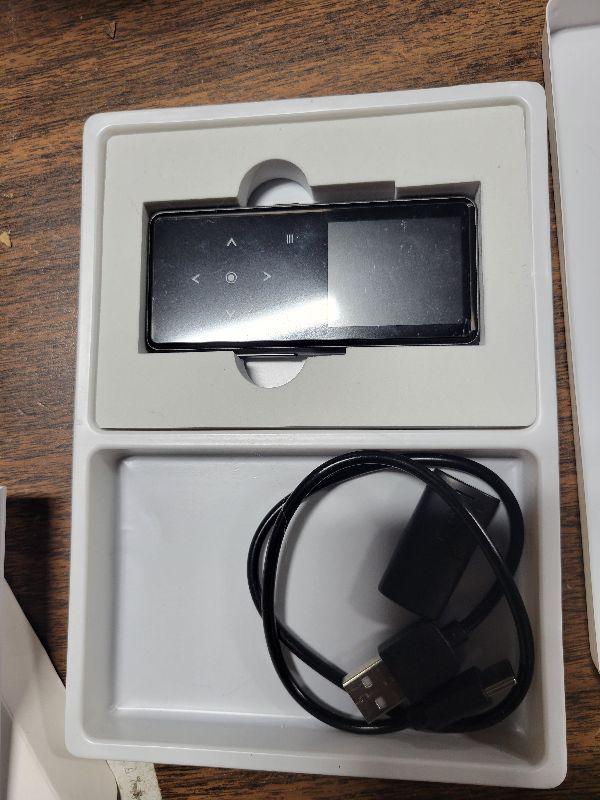 Photo 1 of 128GB MP3 Player with Bluetooth 5.2, AiMoonsa Music Player with Built-in HD Speaker, FM Radio, Voice Recorder, HiFi Sound, E-Book, Earphones Included
