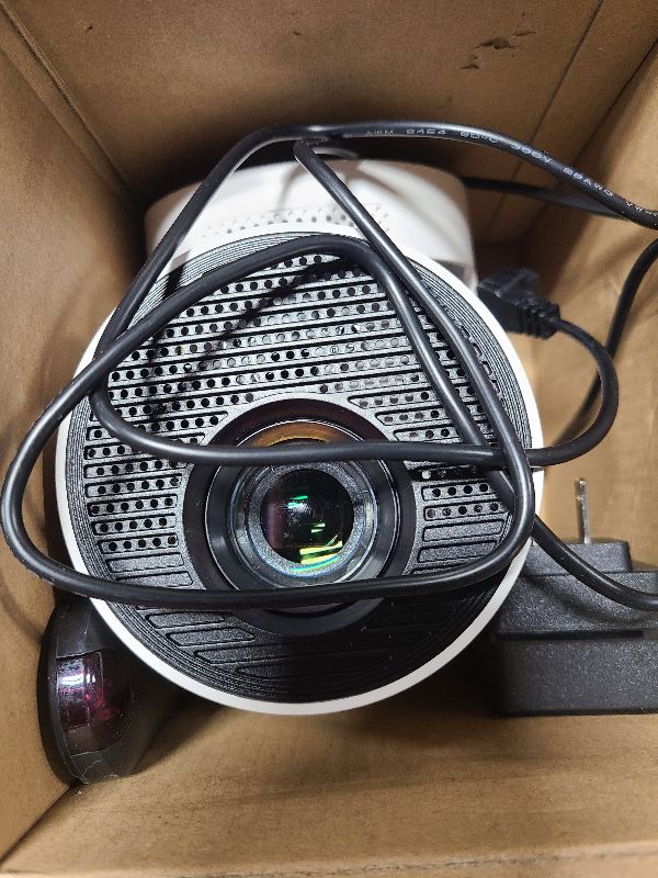 Photo 1 of ?Electric Focus?Magcubic Mini Projector 4K Support, Portable Projector with WiFi 6 and Bluetooth 5.4, Smart Proyector, 5W Soundbase Speaker, 180°Rotation for Home Theater