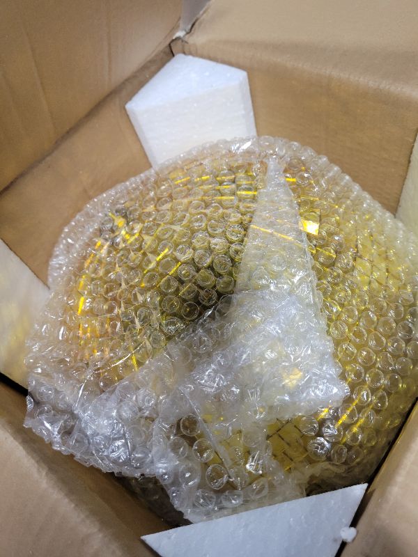 Photo 1 of 12-Inch Large Disco Ball with 20pcs Replacement Mirror, Gold Mirror Ball Disco Ball Decor for DJ, Club, Parties, Weddings, Party Events, Gold Large Disco Balls