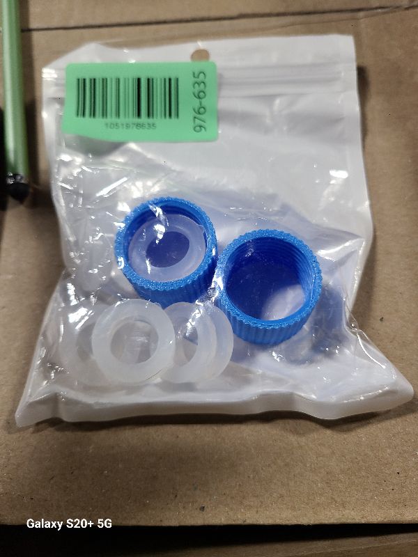 Photo 1 of 2 Pcs Water Filter Coupling Kit, Filter Cleaning Connection with Gasket Seal,Compatible with External Threaded Water Filters and Standard Plastic Bottles, Suitable for Outdoor and Camping