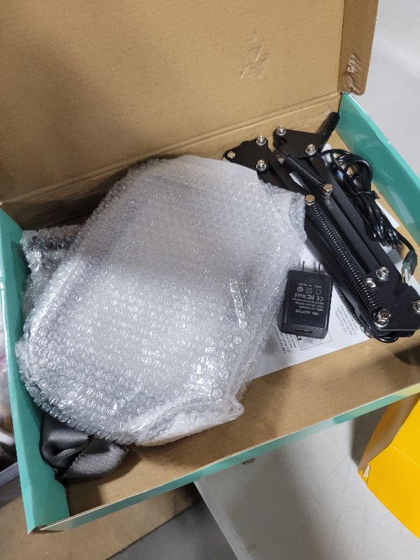 Photo 1 of 10X 30X Extra Large Magnifying Glass with Light and Clamp, Rectangle Hands Free Magnifier with 5 Color Modes, Adjustable LED Lighted Magnifying Desk Lamp for Reading Close Work Craft Painting (Black)