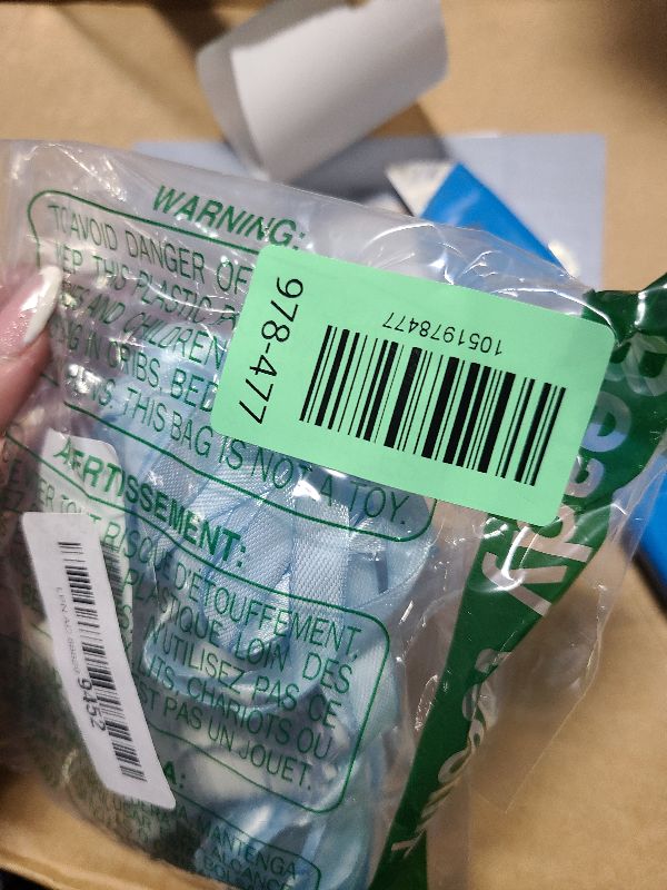 Photo 1 of 100 Pcs Blue Thank You Gift Tags with String, 2x2 Scalloped Paper Gift Tags Hanging Label Tag for Wedding, Baby Shower, Birthday, Holiday Party Favors