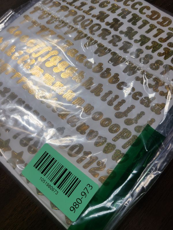 Photo 1 of 15 Sheets Gold Letter Stickers Small 1/2 Inch, Gold Tiny Alphabet Letter and Number Vinyl Stickers Waterproof, Golden ABC Sticker Self-Adhesive Water Bottles Scrapbooking Mailbox Poster Sign Grad Cap