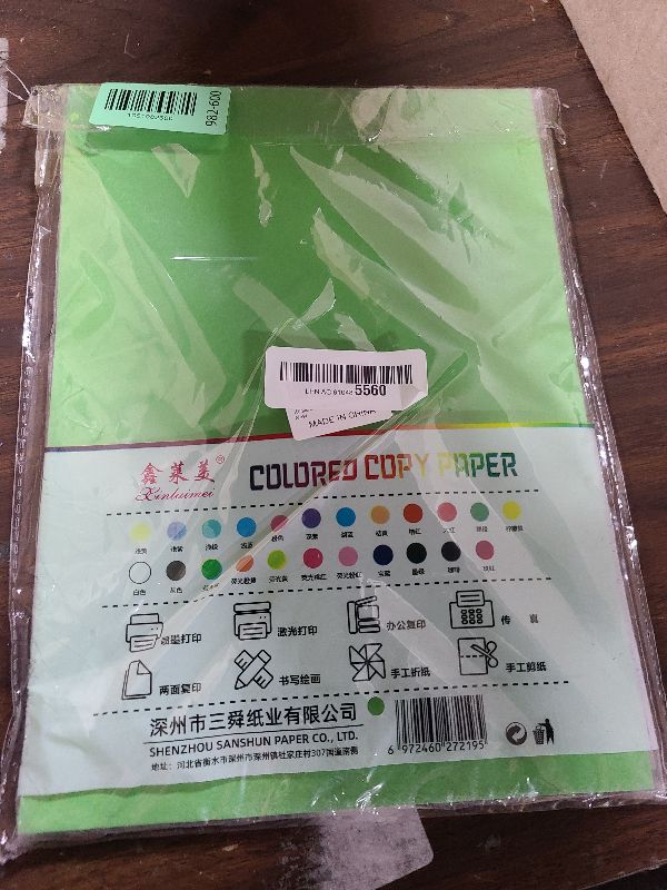 Photo 1 of 100 Sheets Colorful Origami Paper Kit A4 Colored Printer Paper Color Paper Decorative Color Folding Paper for Arts and Crafts Projects