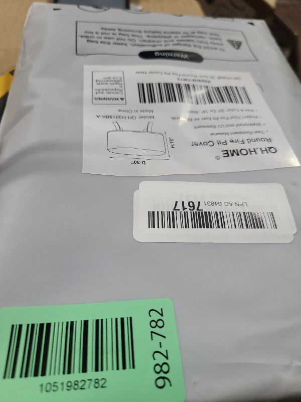 View 2 of [2026 Upgraded 900D Fabric] Fire Pit Cover Round for Solo Stove Yukon, 30"D x 18"H fits 27"- 29" Fire Pit, 900D Heavy Duty Waterproof Fabric for Outdoor Camping - Black