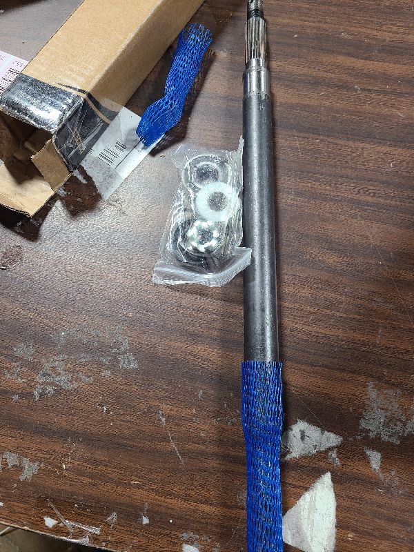 Photo 1 of 10L0L Golf Cart Rear Axle Shaft with Bearing Seal Kit Driver Side Compactible with for Yamaha G16 G19 G22 1996-2008 Drive 2015-up Golf Cart Replaces JR1-G6511-00-00