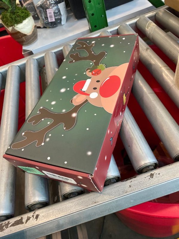 View 3 of *MISSING PARTS - Missing 1 antler*
Reindeer Antlers for Car Decoration, ASTRAEA Christmas Car Reindeer Ears & Red Nose with LED Lights, Auto Holiday Accessories for SUV Van Truck Decor Multicolor with Greeting Card