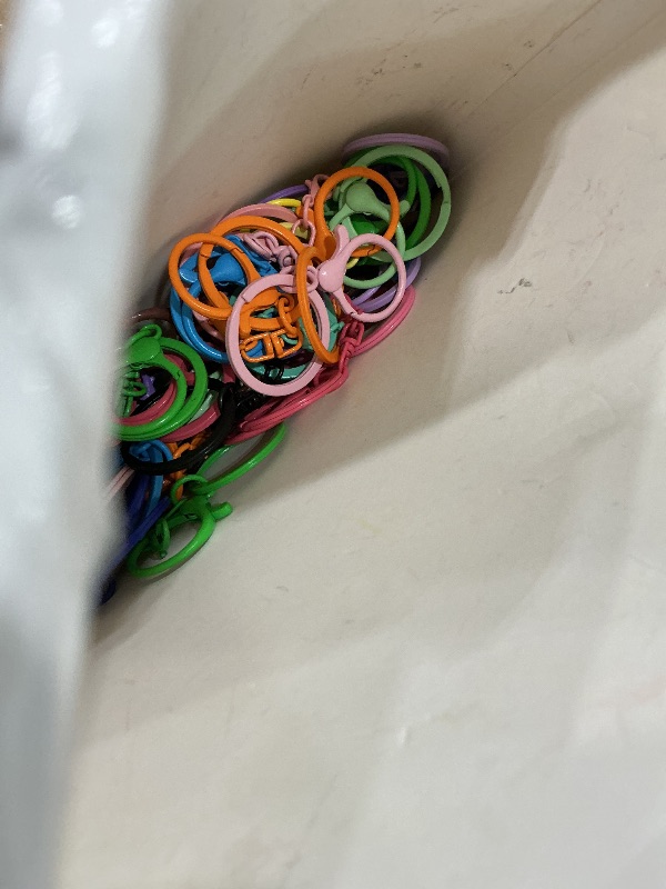 Photo 1 of *MISSING PARTS UNKNOWN*
Otoolling 57 Pcs Colorful Swivel Snap Hook with Key Rings Lobster Claw Clasps Keychain Making Kit Swivel Clasps Lanyard Clips Hooks for Jewelry DIY Crafts Christmas Gift (Rotating Type,19 Colors)