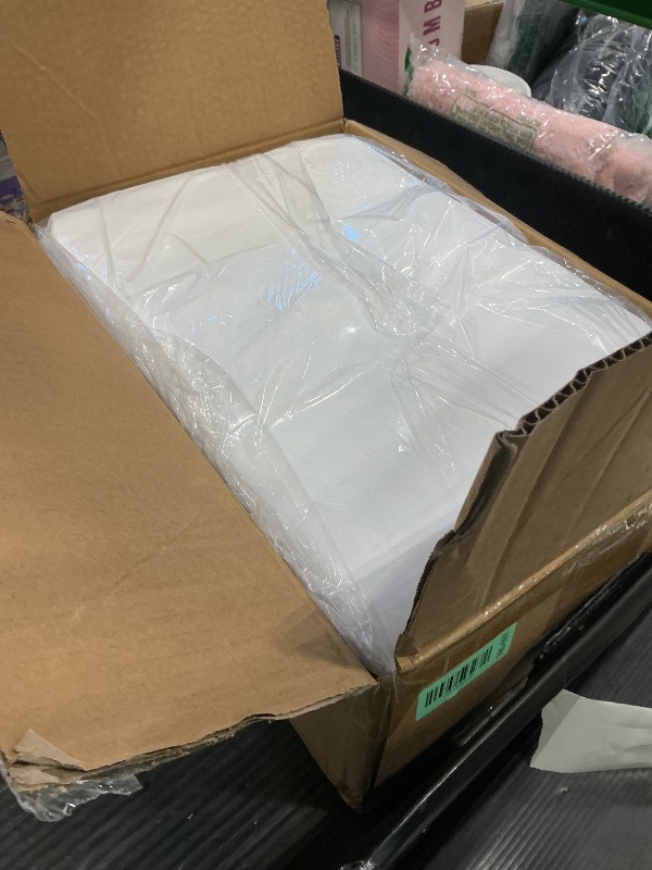 Photo 1 of 10 Pack White Round Tablecloths, 120 Inch Stain Resistant and Wrinkle Polyester Fabric Washable Table Clothes Cover for Kitchen Dining, Wedding, Reception Banquet, Birthday Party, Buffet Restaurant