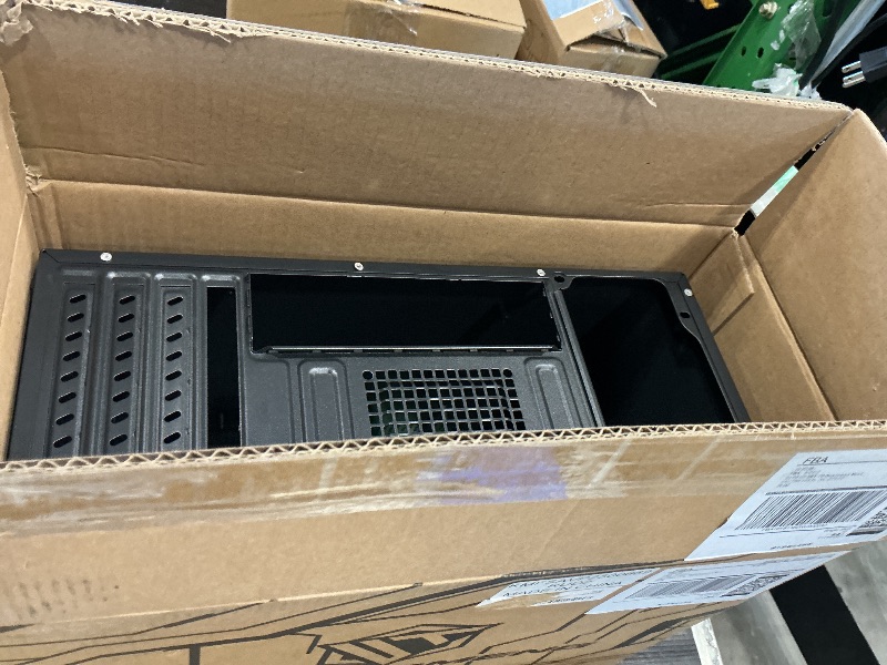 Photo 1 of ***Not glass frame****Micro ATX case, Mini itx case with USB3.0, USB2.0 I/O Port,&Standard ATX PSUs, matx Side Panel Ventilated Airflow Design?with Dust Mesh Filter?Black 265X160X350 MM