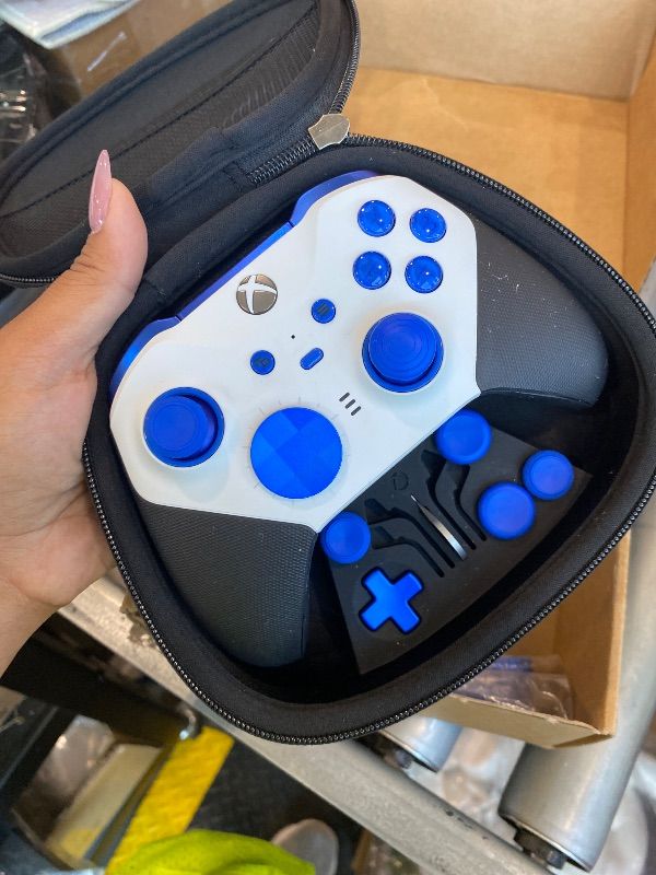 Photo 1 of *MISSING PARTS*
Customized Elite Series 2 Controller-Panda Blue,Gamepad Compatible with Xbox Elite Series 2 Controller,Custom Soft Touch Feel,Gaming Controller Compatible for Xbox Series S/X,Xbox One,With Accessory Bag