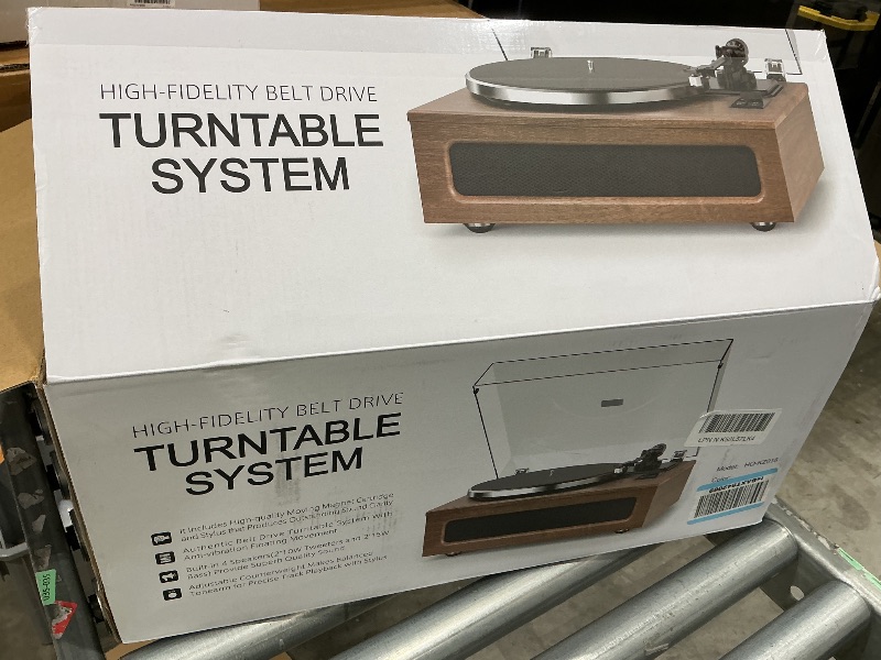 Photo 1 of ***MISSING PARTS****HIGH-FIDELITY BELT DRIVE TURNTABLE SYSTEM