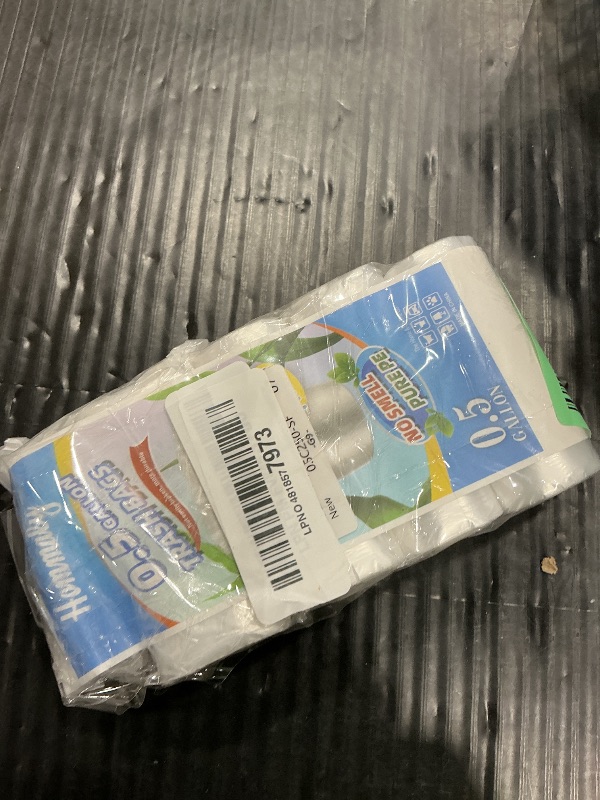 Photo 1 of 0.5 Gallon 250 pcs Mini Clear Trash Bags, Tiny Strong Garbage Bags,Small Plastic Bags for Desktop Trash Bin, Tiny Bathroom Trash Can Bin Liners,Mini Bags for Waste Basket Liner,Fit 2 Liters-Clear