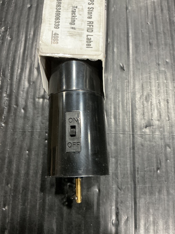 Photo 1 of 1 Piece Hanging Black Rotating Motor Wind Spinner Mobile Battery Operated Motor Multi-Purposes Rotatable Hook for Garden Decoration Accessory Supplies