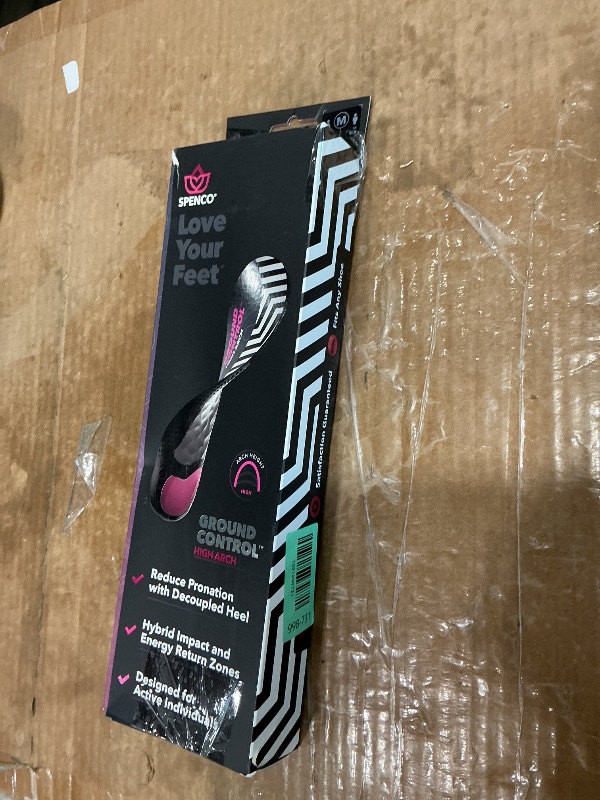 Photo 1 of ***Cut to a smaller size*** Spenco Ground Control Shoe Insoles for Women and Men, High Arch, Women's 9-10 / Men's 8-9