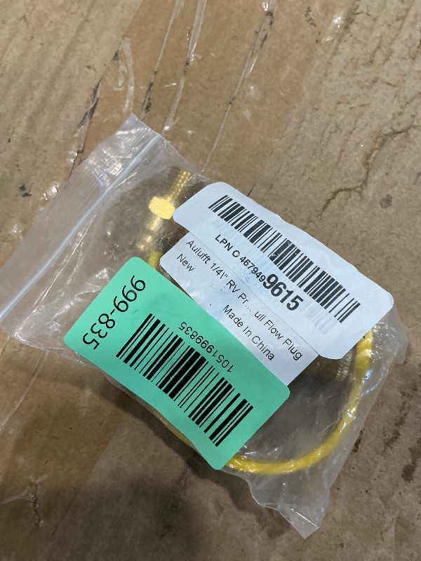 Photo 1 of 1/4" RV Propane Quick Connect Adapter Fittings, Aulufft 4 Pcs Propane Hose Quick Connecting Adapter Shutoff Valve and Full Flow Plug