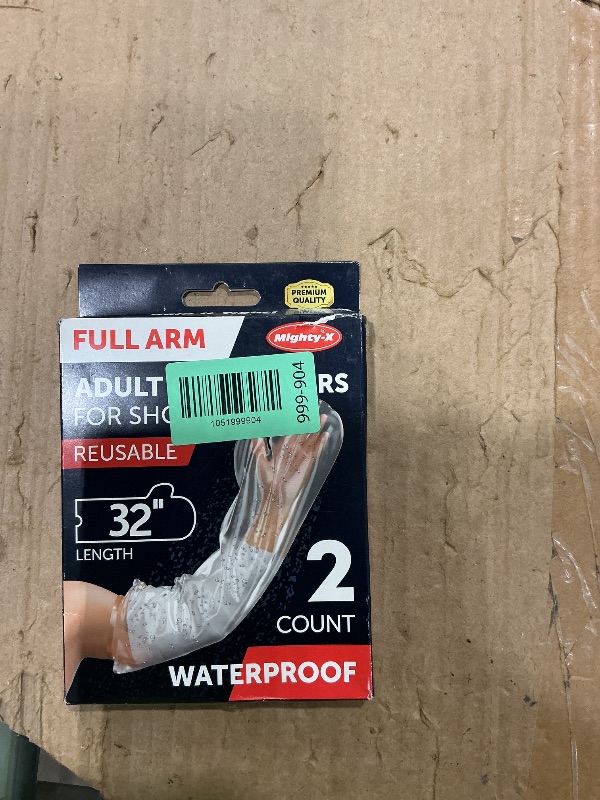 Photo 1 of 100% Waterproof Cast Covers for Shower Arm - Tight Seal - 2pk Adult Reusable Cast Protectors - Full Arm Bag Sleeves for Wounds Care - After Surgery Shower Bag for Hand, Wrist, Elbow, Forearm