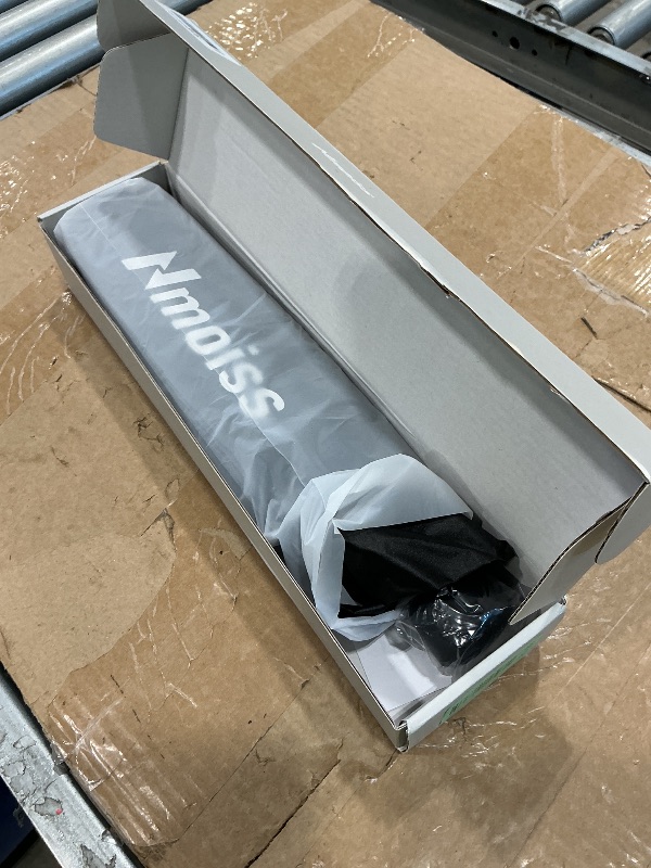 Photo 1 of [Upgraded] Nmoiss Windshield Sun Shade Umbrella - [Vinyl Coating Heat Shield] Protect Car from Sun Rays & Heat Damage Keep Cool and Protect Interior, Spring Structure Edge Medium 56" L x 31" W