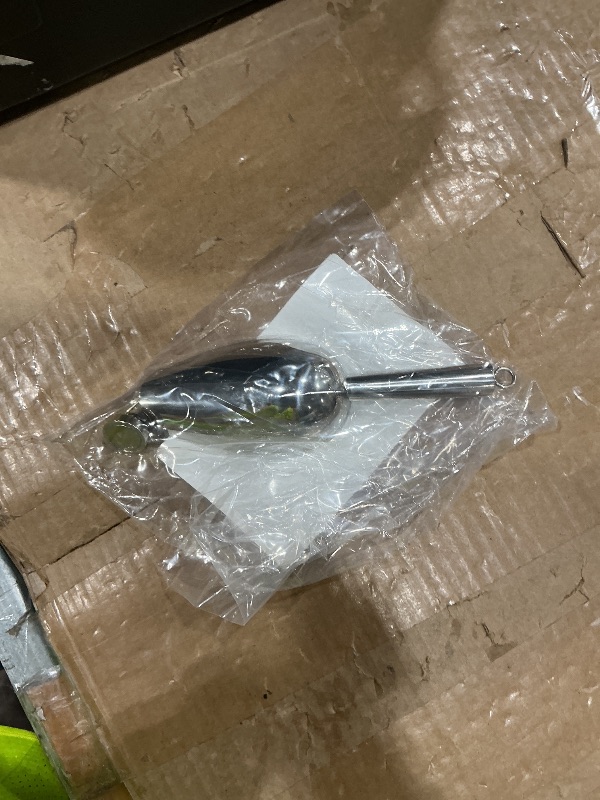 Photo 1 of *MINOR DAMAGE - USED*
Juome 6oz Stainless Steel Ice Scoop for Freezer with Magnetic Holder, Metal Ice Scoop for Ice Machine, Small Ice Cube Scooper for Freezer Bin for Ge Profile Opal 2.0 Nugget Ice Maker