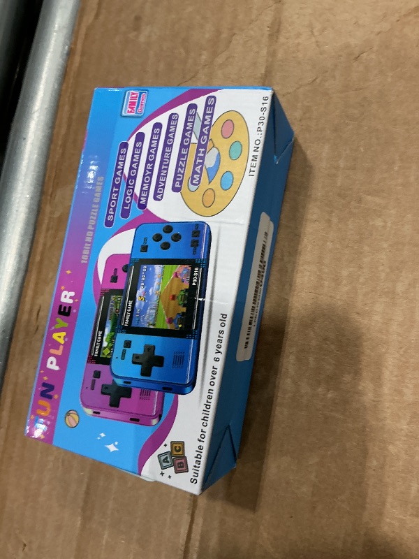Photo 1 of *See Clerk Notes*
Handheld Game for Kids -Preloaded 220 Retro Video Games, Portable Gaming Player with Rechargeable Battery 3.0" LCD Screen, Mini Arcade Electronic Toy Gifts for Boys Girls (Blue)