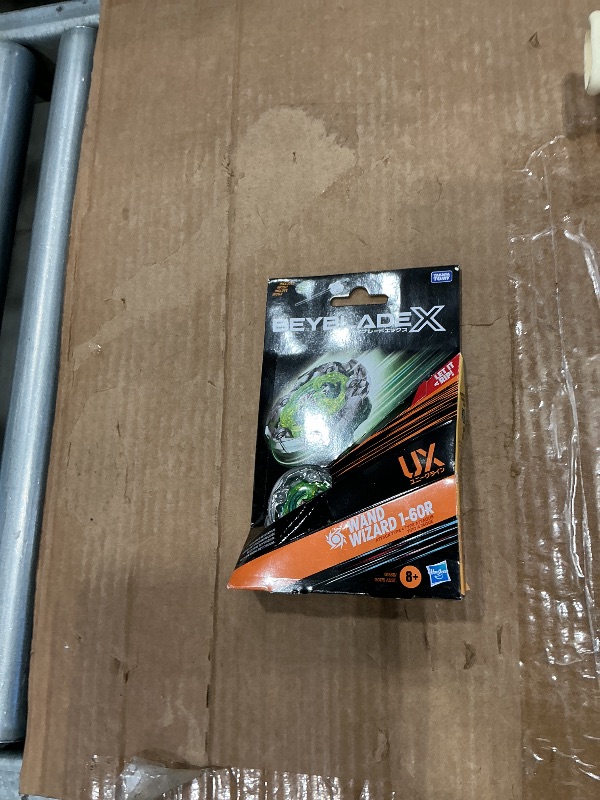 Photo 1 of *MISSING PARTS*
Beyblade X Wand Wizard 1-60R UX Starter Pack Set with Attack Type Top and Launcher; Authentic Takara Tomy Battle Tops Games/Toys for Boys and Girls 8+