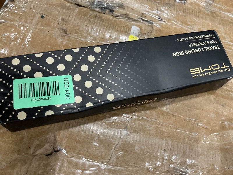 Photo 1 of *UNTESTED*
Mini Oval Curling Wand, 1.25 inch (32mm) No-Clamp Ceramic Wand-Style Curling Iron, 3 Temps 360/400/430°F, 120–240V Dual Voltage Travel Curler (Pink)