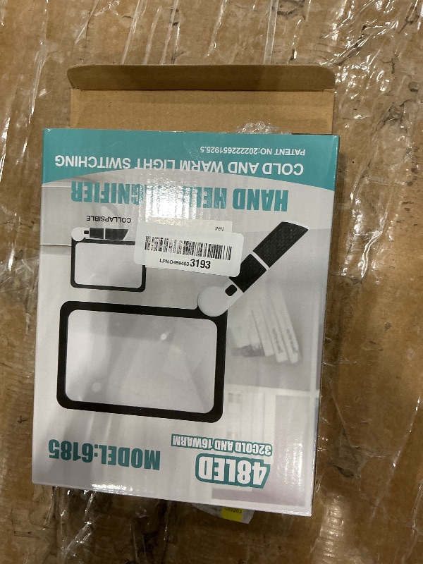 Photo 1 of [Upgraded] 5X Magnifying Glass with Light, 48 LED Handheld Full Page Magnifier for Reading, Seniors, Low Vision, Foldable, Battery Powered, Great Gift for Parents & Elderly