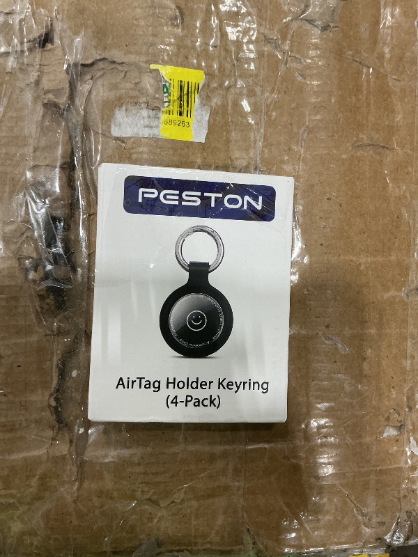 Photo 1 of [4-Pack] Case for Apple AirTag Holder Keychain – IPX6 Waterproof, Anti-Lost, Scratch-Resistant Case for Air Tag – for Keys, Pets, Luggage