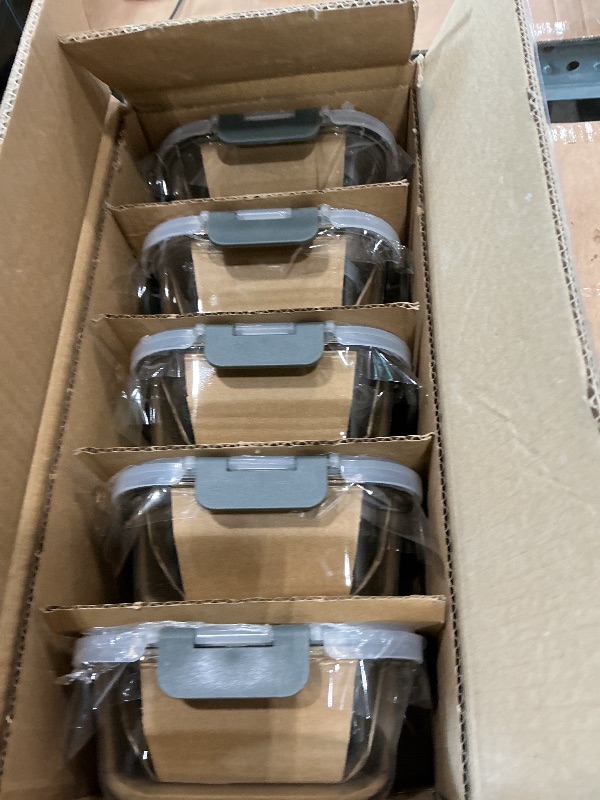 Photo 1 of [10-Pack] Glass Meal Prep Containers with Lids, MCIRCO Food Storage Containers with Snap Locking Lids, Airtight Lunch Containers, Microwave, Oven, Freezer and Dishwasher