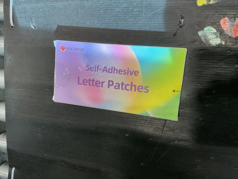 Photo 1 of *MISSING PARTS UNKNOWN*
MXCOIRTP Self-Adhesive Chenille Letters Patches, 26PCS White Letter Stickers on Patches Varsity Letter Patches for Clothing Jackets Backpacks Hats Repair Alphabet Embroidered Applique