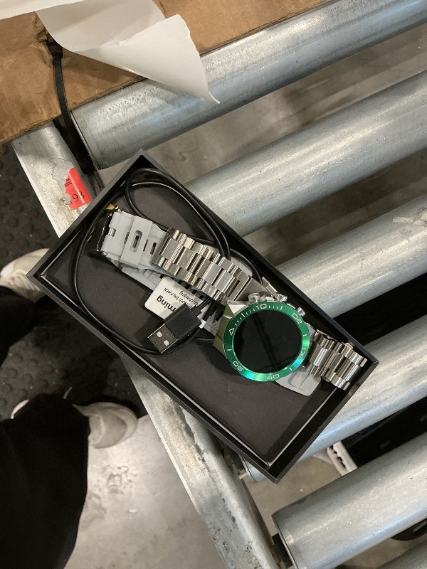 Photo 1 of *MISSING PARTS*
SOUYIE Military Rugged Smart Watch for Men, AMOLED 1.43" HD Screen, Bluetooth Call Answer/Make, Blood Oxygen/Heart Rate/Sleep Tracker, 7-30 Day Battery, Waterproof Fitness Tracker for iOS Android