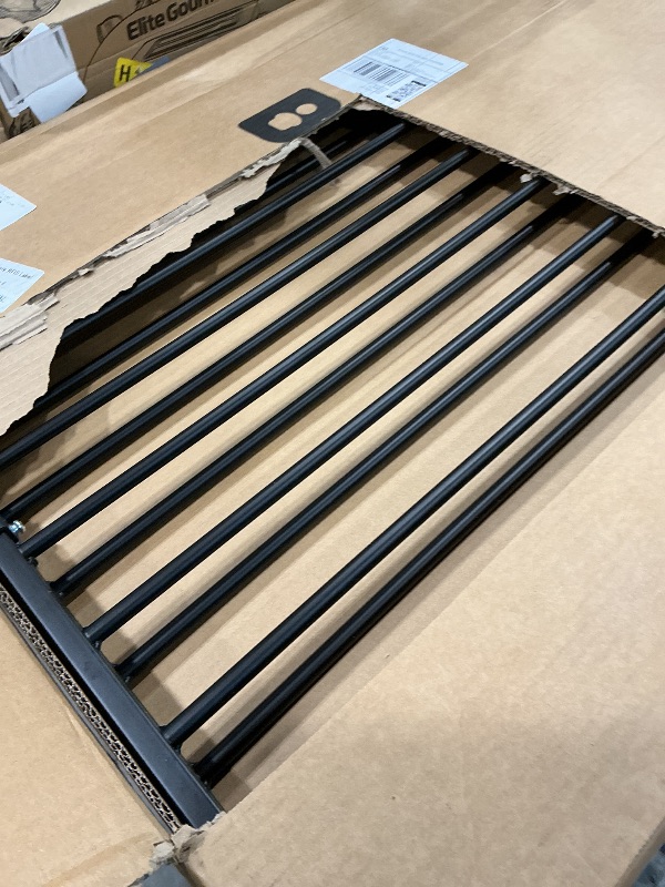 Photo 1 of **MISSED PARTS**
Babelio Baby Gate for Stairs, Kitchen & Doorways, No Bottom Bar| One-Handed Operation| Auto-Close| Hardware Mount (Drill Needed) Safety Dog/Pet Gate (Black - B17, 26-43" W, 28" H)