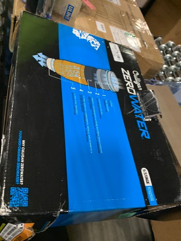 Photo 1 of ***RESERVOIR DAMAGED, FACTORY SEALED WATER FILTER, SELLING FOR PARTS AS IS FINAL SALE***ZeroWater 23-Cup Dispenser Ready-Pour 5-Stage Water Filter with 0 TDS Water Filter – IAPMO Certified to Reduce Lead, Chromium, and PFOA/PFOS***RESERVOIR DAMAGED, FACTO