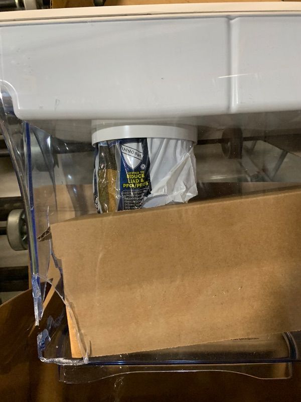 Photo 1 of ***RESERVOIR DAMAGED, FACTORY SEALED WATER FILTER, SELLING FOR PARTS AS IS FINAL SALE***ZeroWater 23-Cup Dispenser Ready-Pour 5-Stage Water Filter with 0 TDS Water Filter – IAPMO Certified to Reduce Lead, Chromium, and PFOA/PFOS***RESERVOIR DAMAGED, FACTO