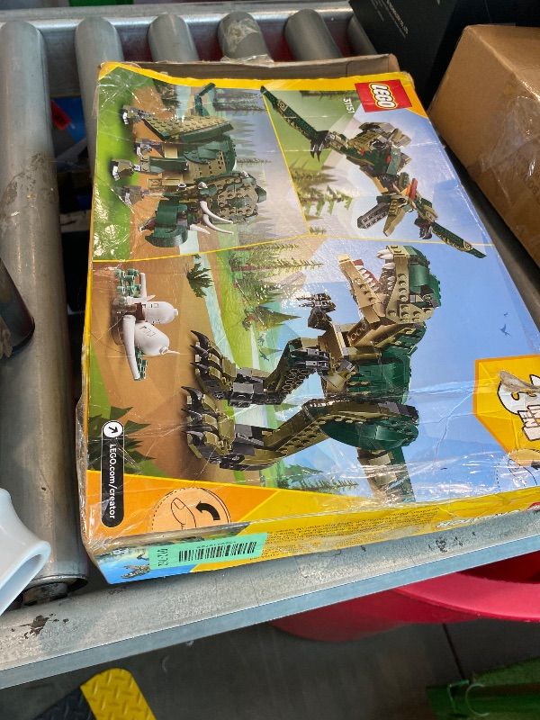Photo 1 of *UNTESTED*
LEGO Creator 3 in 1 T Rex Toy - Dinosaur Toy Building Set for Kids, Boys & Girls, Ages 9+ - 3 Building Options, T-Rex to Triceratops to Pterodactyl - Gift Idea for Birthdays - 31151