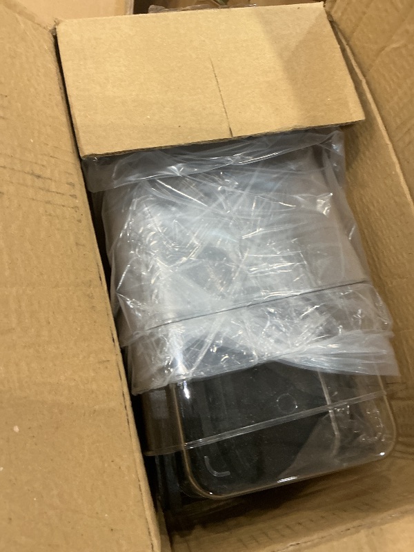 Photo 1 of *MINOR DAMAGE*
4 Pack Laundry Pods Container, Clear Laundry Room Organization Containers,Large Laundry Detergent Powder Storage Containers Black Wooden Lids & Labels, Acrylic Laundry Pods Holder for Scent Booster