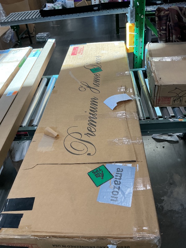 Photo 1 of ***MAJOR*** Premium Home 6-Panel Room Divider – Rustic Brown Barn Door, K Pattern Folding Privacy Screen, Partition Wall