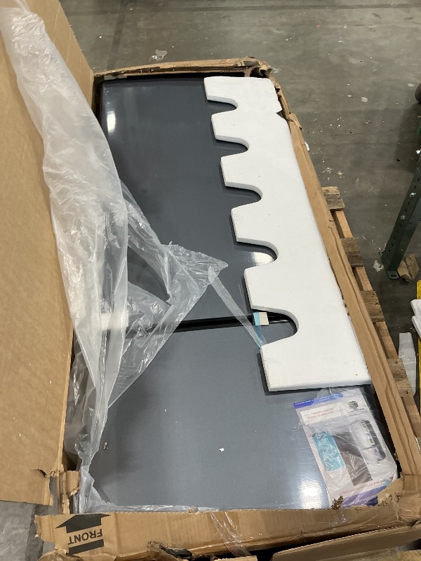 Photo 1 of *UNTESTED*
Borcolo 7.5 Cu. Ft. Compact Fridge with Freezer, Double-Door Refrigerator with Adjustable 7-Level Thermostat, Dorm Fridge for Kichen, RV, Office, Apartment, College, Blue