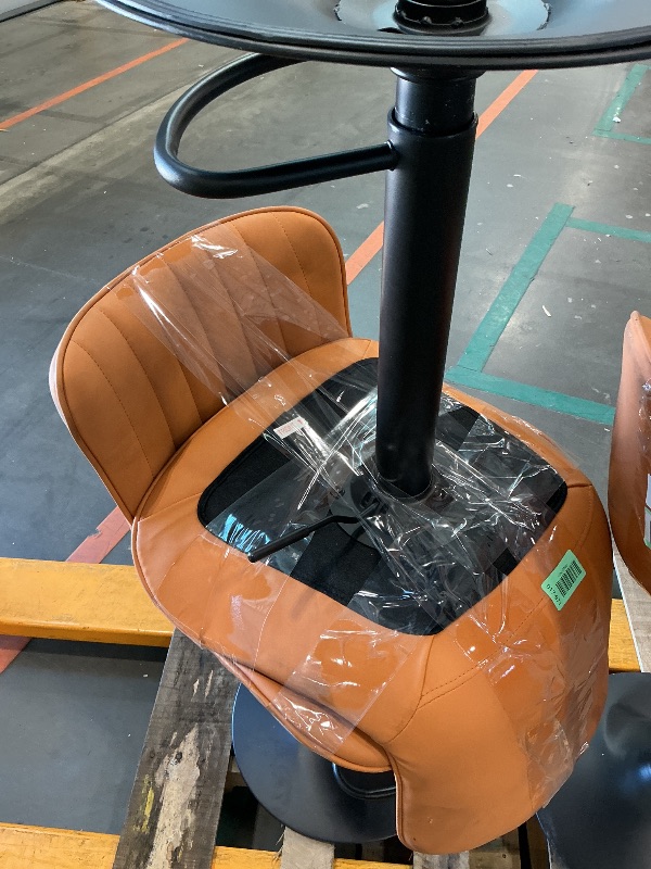 Photo 1 of *MINOR DAMAGE - USED*
YOUNUOKE Counter Height Bar Stools Kitchen Island Barstools Set of 2 Adjustable Swivel Counter Stool Bar Height Island Chairs with Back, Camel