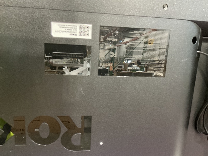 Photo 1 of **MAJOR DAMAGE**
Roku Smart TV – 50-Inch Select Series, 4K HDR TV – RokuTV with Enhanced Voice Remote – Flat Screen LED Television with Wi-Fi for Streaming Live Local News, Sports, Family Entertainment